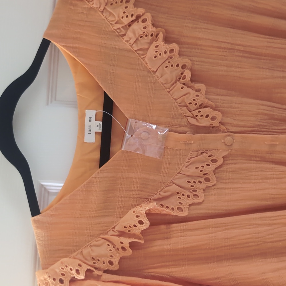 Pumpkin Spice Ruffle Dress - Picture 2 of 5
